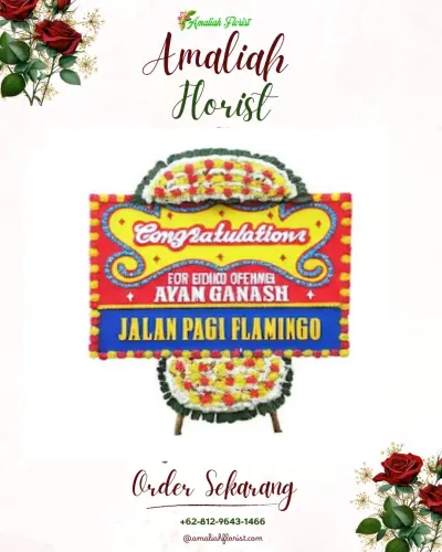 Bunga Papan Congratulation di Lakbok